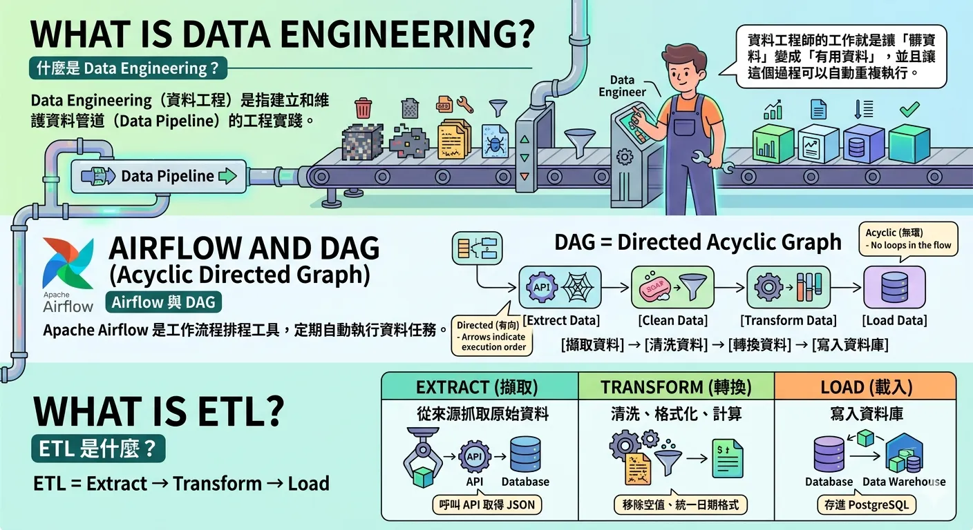 Data Engineering示意圖