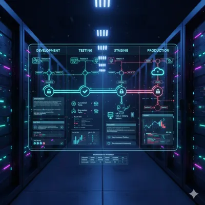 Git flow 與軟體開發的四個環境階段：從開發到上線的完整流程